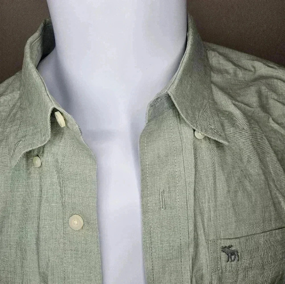 Abercrombie button down muscle shirt NEW - Picture 3 of 5
